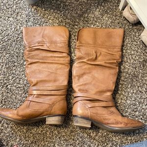 Steven Madden brown riding boots